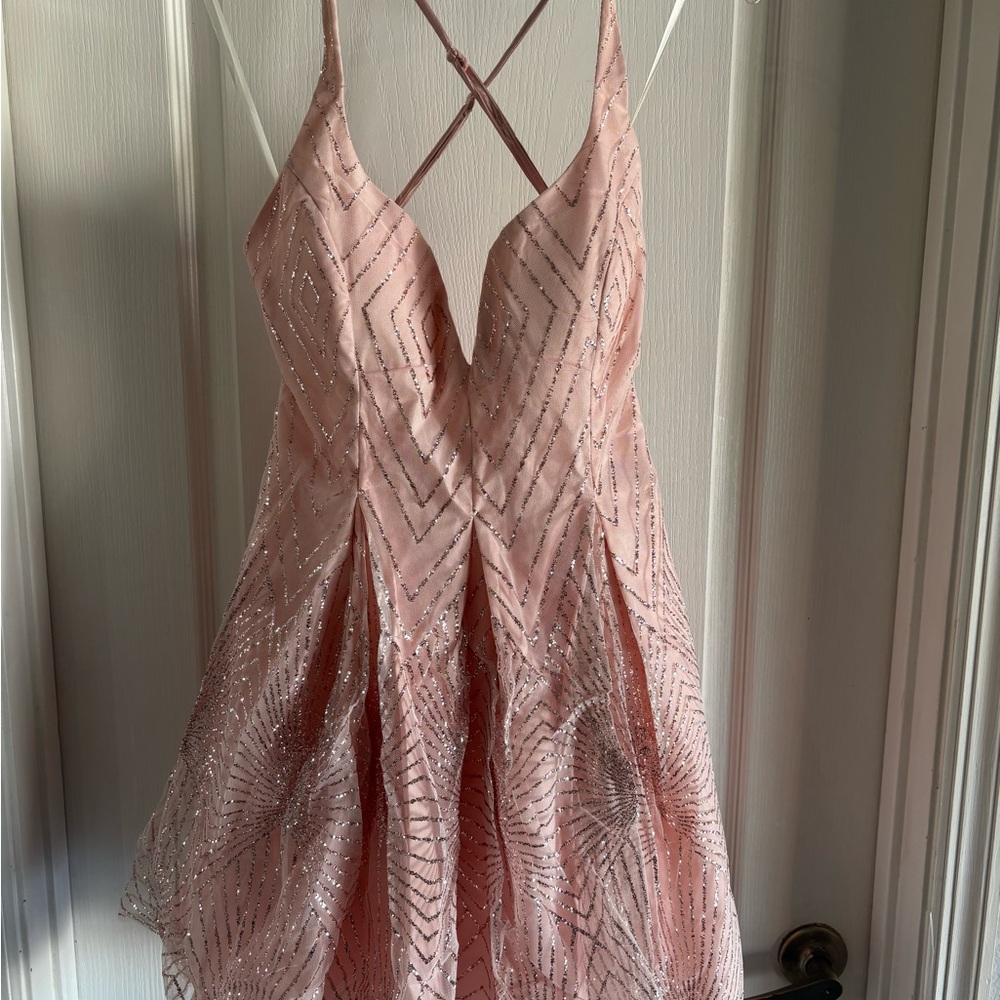 Jump Pink Glitter Dress